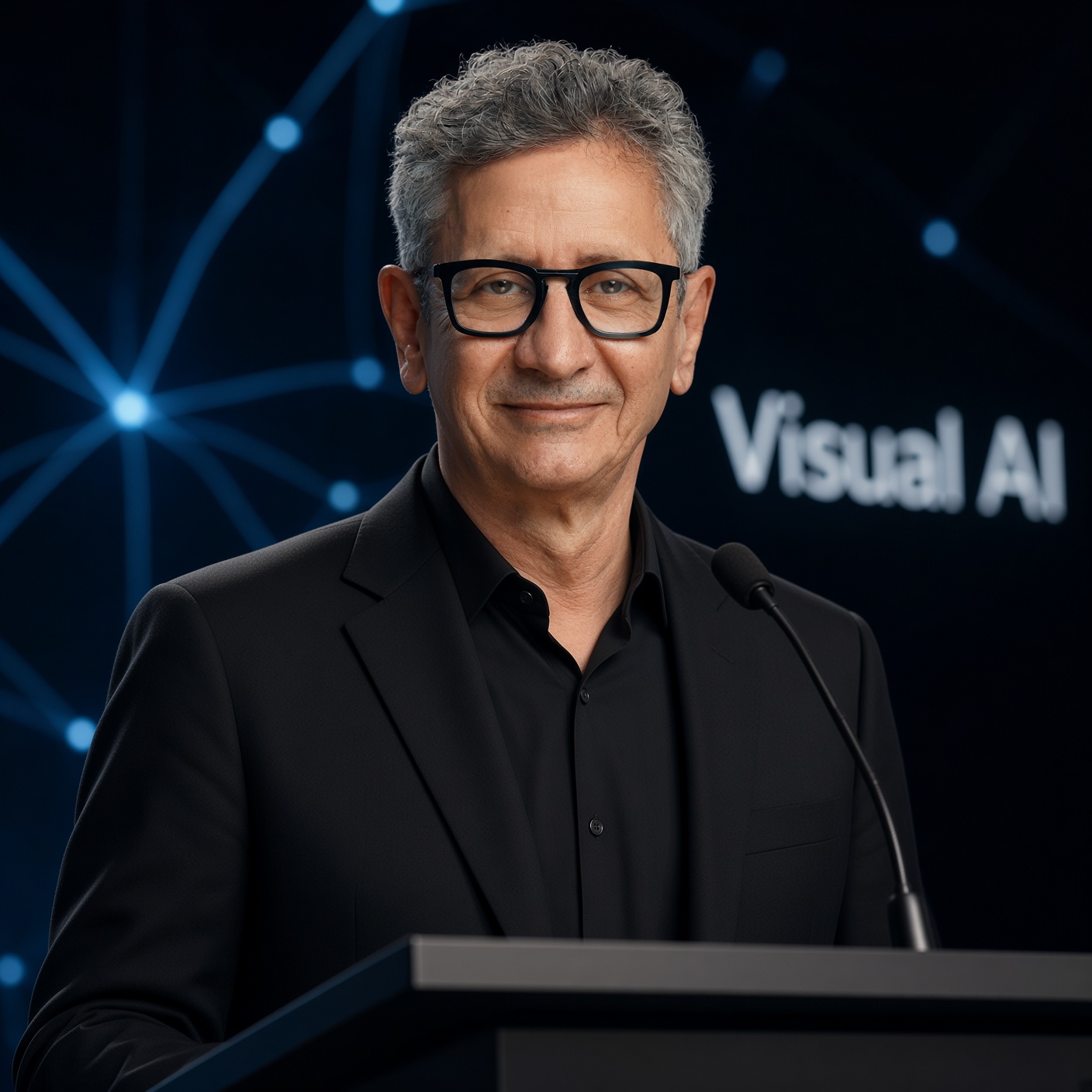 Andreas Ebrahim bei einem Vortrag